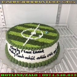 Bánh kem sinh nhật hình sân bóng dành cho nam giới - BQ25